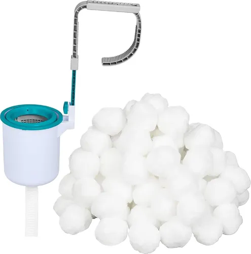 Bestway Oberflächenskimmer Starter-Set mit Filterbällen von Bestway