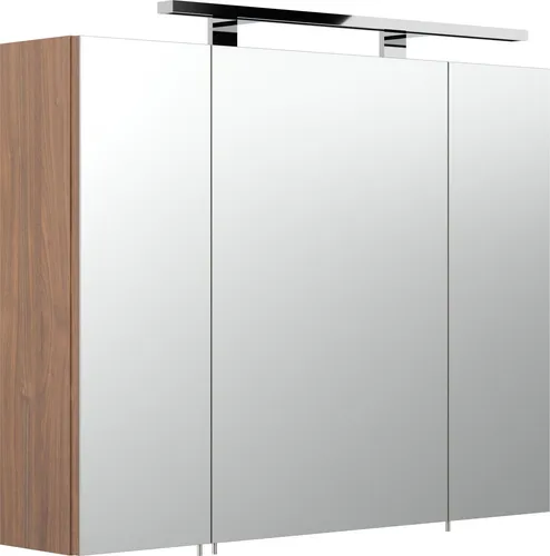 Magnolia Home Badezimmerspiegelschrank 80cm mit LED-Lampe und Glasböden - Hochwertiger Spiegelschrank für Ihr Badezimmer – inklusive Softclose-Türen und eleganter LED-Beleuchtung. Ideal für eine stilvolle Wandmontage und optimalen Stauraum.