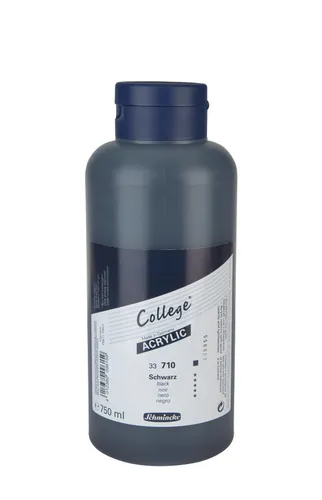  Schmincke 750ml College Acryl Schwarz 33 710 030 Künstlerfarben Küns 31,89€/1l