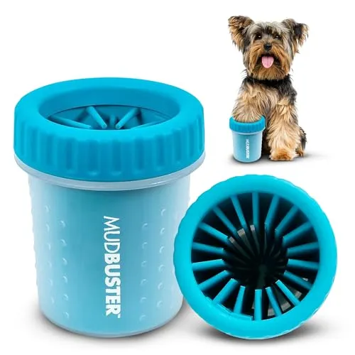 Dexas Pfotenreiniger für kleine Hunde, Haustierbedarf und Hundezubehör, Hellblau (Pro Blue)
