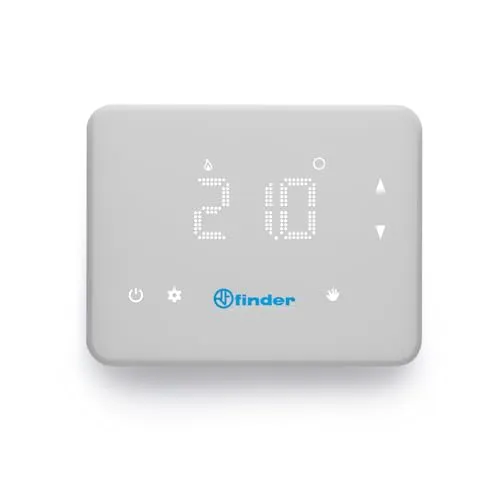 Finder BLISS – Digitaler Wi-Fi-Chronothermostat Typ 1C.9 - Programmierbarer Thermostat mit App-Steuerung, ideal für präzise Temperaturregelung und Energieeinsparung im Sommer und Winter.