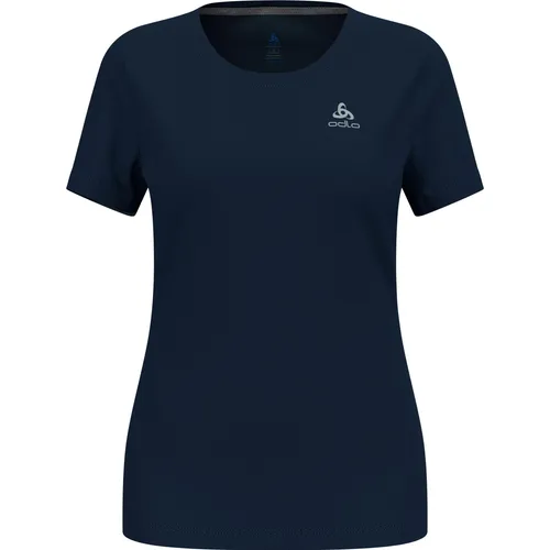 Odlo Damen F-Dry T-Shirt (Größe M, blau) - Funktionelles T-Shirt für Damen, exzellentes Feuchtigkeitsmanagement, perfekt für Bergaktivitäten und Outdoor-Sport.