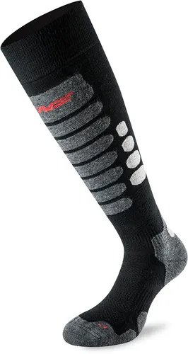 LENZ SKIING 3.0 Socken 2026 - Optimaler Komfort für Skifahrer - Snowboard- und Skisocken mit anatomischer Passform, handgekettelte Spitze und idealem Feuchtigkeitstransport für ein angenehmes Ski-Erlebnis.