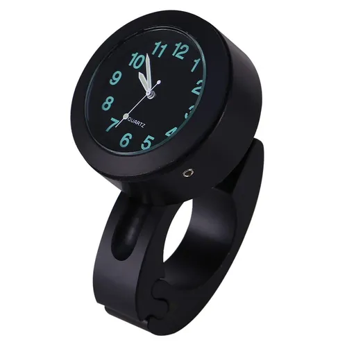 Motorrad Uhr Lenker Wasserdicht, Uhr Fahrradlenker,Uhr Fahrradlenker,Universa...