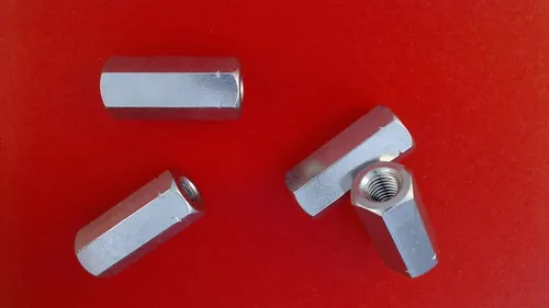 4X Verbindungsmuttern Langmuttern Gewindemuffen Sechskant Edelstahl A2 M10 x 40