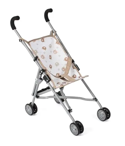 Bayer Chic 2000 - Puppenbuggy Roma, Puppenwagen, Mini-Buggy, Bärchen beige, 601-63