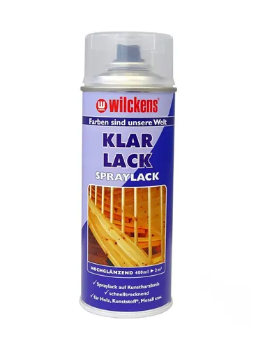Wilckens Farben Sprühfarbe Klarlack Hochglanz 400ml