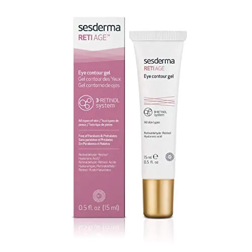 Sesderma | Retiage Augenkonturcreme | Maximale Anti-Falten-Wirkung | 3-Retinol System | Retinol Augencreme | Augenfaltencreme | Wirkstoffe | 15 ml