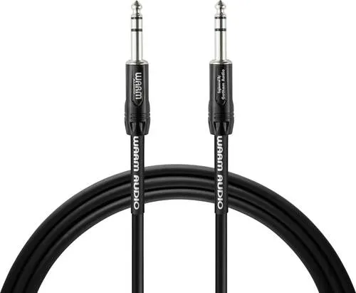 Warm Audio 55-90053 Klinken Anschlusskabel - HiFi-Kabel, professionelles 1,5 m Audiokabel für Studio- und Liveanwendungen, ideal für einen klaren Klang und zuverlässige Signalübertragung.