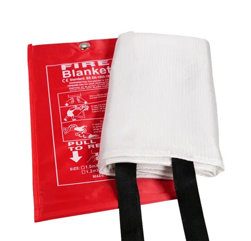 FireMat Löschdecke Löschdecke 100x100cm, DIN EN 1869:2001 MPA geprüft, 100x100 cm