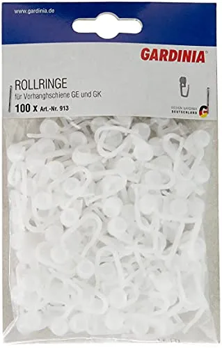 Gardinen- & Vorhangringe Weiß von GARDINIA