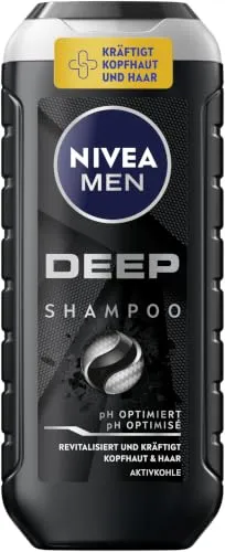 NIVEA MEN Deep Shampoo (250ml) – Revitalisierendes Shampoo für Männer