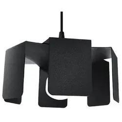 Sollux Lighting Hängeleuchte Tulip Schwarz - Industrielle Pendelleuchte im avantgardistischen Design, ideal für Wohnzimmer oder Küche. Verleiht jedem Raum einen modernen Akzent.