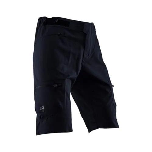 Leatt MTB-Shorts Enduro 2.0 Schwarz Gr. M - Leichte und bequeme MTB-Shorts mit zusätzlichen Taschen, ideal für Enduro-Fahrten und maximale Bewegungsfreiheit auf dem Rad.