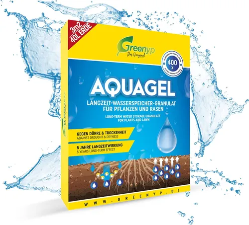 Greenyp Aquagel 60g – Langzeit Wasserspeicher für Pflanzen