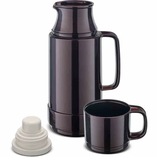 ROTPUNKT Isolierflasche 80 1/4 l black cherry