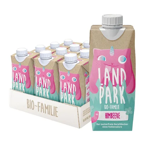 Landpark BIO-Familie Himbeere 0,5 L Tetra Pak von Landpark