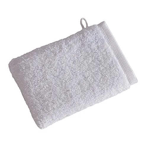 Vossen High Line Waschhandschuh 22 x 16 cm weiß in weiß von Vossen