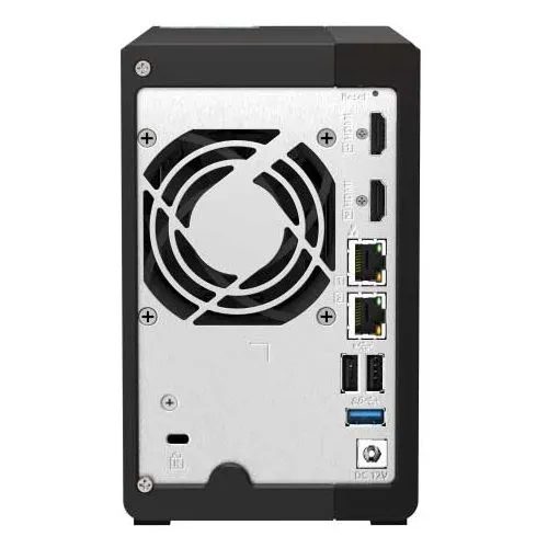 QNAP TS-253E-8G - 2-Bay NAS System mit Hot-Swap und 2,5 GbE, blitzschnelle Datenübertragungen für flexible Speicherlösungen