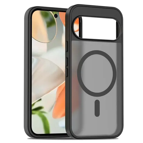 Für Google Pixel 10 / 10 Pro Skin Feel MagSafe TPU Hybrid Schutz Hülle Schwarz