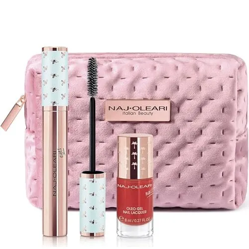 Naj Oleari Mascara Set mit Nagellack und Clutch von Naj Oleari