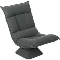 HOMCOM 360° Drehbarer Bodenstuhl - Bodenstuhl mit 5-fach verstellbarer Rückenlehne für individuelles Sitzen. Ideal für Gaming, Lesen und Entspannen im Wohnzimmer. Bequem gepolstert für höchsten Komfort.