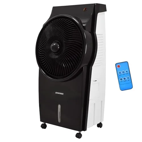 Syntrox Germany 4 in 1 Luftkühler Luftbefeuchter Lufterfrischer und Ventilator AC-95W-B 8L Blowy Remote