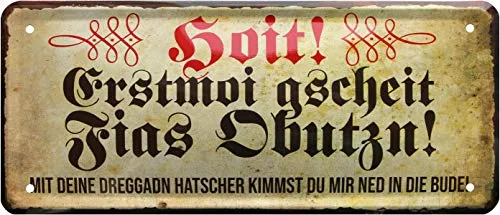 WOGEKA ART Retro Blechschild