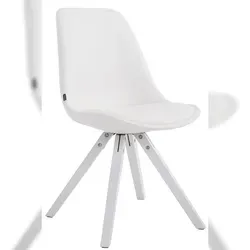 CLP Besucherstuhl Laval Square in weiß von CLP