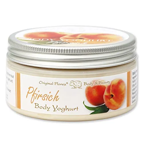 Body Yoghurt mit biologischer Schafmilch PFIRSICH, 125 ml von Florex