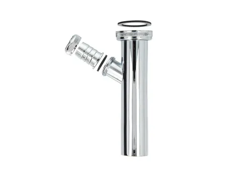 tecuro Siphon Tauchrohr Verstellrohr Ø 32 x 200 mm mit Geräteanschluss Ø 19 mm