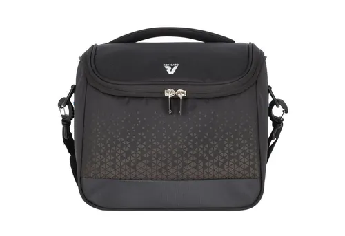 RONCATO Beautycase Crosslite, umweltfreundlich - Elegantes Beautycase aus recyceltem PET, ideal für Reisen. Mit viel Stauraum, Trolley-Aufsteckfunktion und abnehmbarem Umhängeriemen für flexibles Tragen.