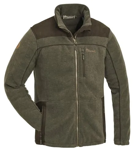 Pinewood Herren Prestwick Exklusiv Fleece Jacke - Outdoor Fleecejacke für Herren mit elegantem melierten Look und pflegeleichtem, langlebigem Material. Ideal für Freizeit und Alltag, in Größen bis 3XL erhältlich.