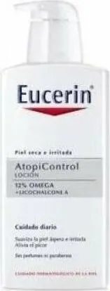 Eucerin Atopicontrol Beruhigende Körperlotion 400ml - Beruhigende Bodylotion für trockene, empfindliche und atopische Haut. Lindert Rötungen und Juckreiz, parfümfrei und mit leichter Absorption für sofortige Feuchtigkeit.