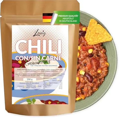 Lessig | Chili con Carne Gewürz-Mischung | 200g | wiederverschließbar | intensives Aroma |