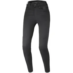 Macna Damen Motorradhose Bernis mit Knieprotektoren – Schwarz 32 - Sportliche Motorradhose aus Baumwolle-Elasthan-Mischung, ausgestattet mit Knieprotektoren nach EN 17092-4:2020, für optimalen Schutz und hohen Tragekomfort.