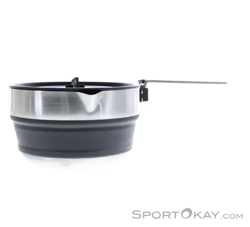 Detour Stainless Steel Collapsible Pouring Pot 1.8L in grau von Sea to Summit