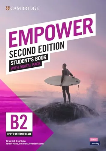 Empower Second edition B2 Upper Intermediate: Student’s Book mit Digital Pack - Lehrbuch für Englischlernende, bietet interaktive Inhalte und digitale Ressourcen für effektives Lernen.