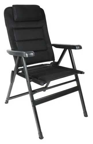 Camp4 Malaga Breeze Plus Campingstuhl, schwarz