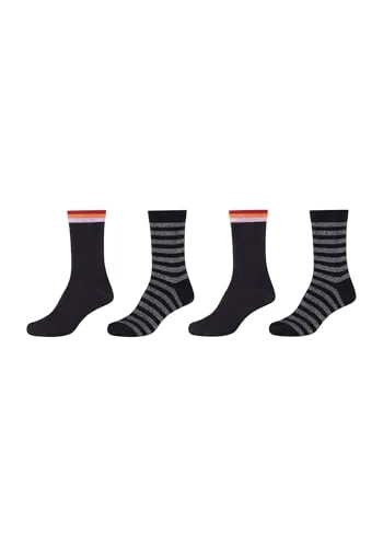 s.Oliver Damen Socken 4er Pack 35/38 black