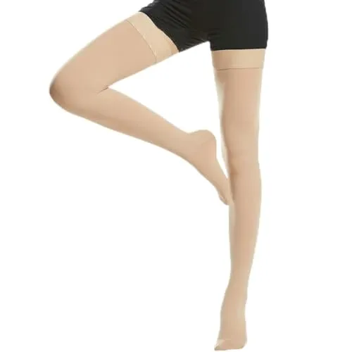 beister 20-30 mmHg Medizinische Kompressionsstrümpfe Damen Herren,Stützstrümpfe Strümpfe mit Geschlossenen Zehen,Abgestufte Unterstützung für Krampfadern,Ödeme