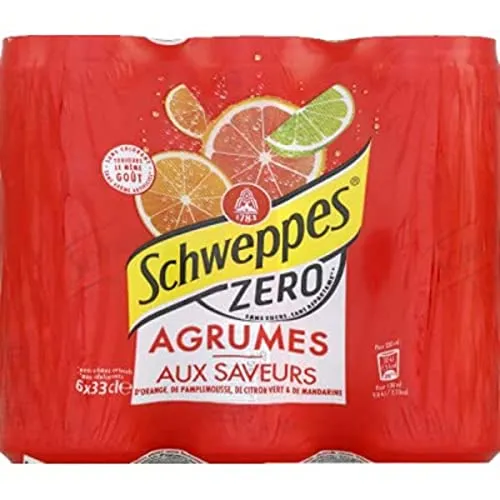 Schweppes Zero Getränk, 6 x 330 ml