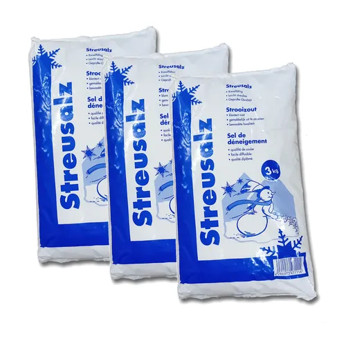 Stabilo Streusalz 9 kg Beutel – Hochwirksames Winterstreusalz, Tausalz & Auftausalz gegen Eis & Schnee, für sichere Gehwege, Straßen & Parkplätze, schnell & ergiebig 861104x3