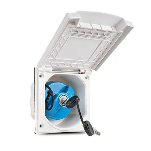 Wamovo Einfüllstutzen Wasser mit Deckel für Wohnwagen