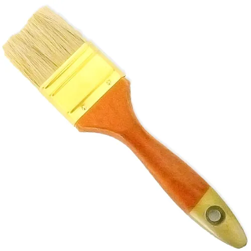 Pinsel Flachpinsel Lackierpinsel Naturborsten 60mm Malerpinsel Holzgriff