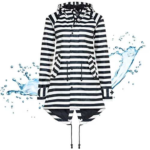 BMS Regenjacke blau 42 - Funktionsjacke aus 100% Baumwolle, atmungsaktiv und ideal für wechselhaftes Wetter, Größe 42, Farbe Blau.
