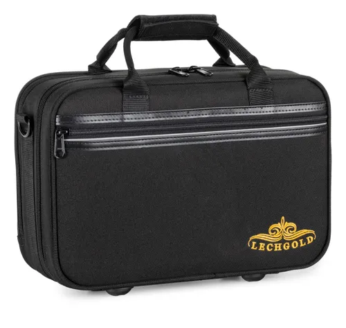 Lechgold Leichtkoffer für Klarinette (Boehm) - Instrumentenzubehör mit extrem leichtem Design, bietet hohe Stabilität und Schutz durch reiß- und wasserfestes Außengewebe sowie hochwertige Thermopolsterung.