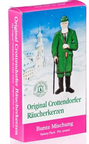 Crottendorfer Räucherkerzen 'Bunte Mischung' Größe M