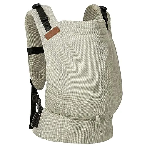 Hoppediz Babytrage Buckle - Ergonomische Vollschnallentrage für Neugeborene - Babytragen, ab Geburt (3,5 - 20 kg) mit ergonomischen Trägern, die den Babyrücken entlasten und höchsten Sicherheitsstandards entsprechen.