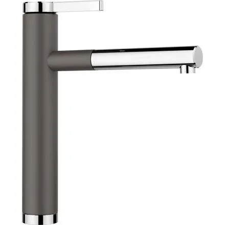 BLANCO LINEE-S Küchenarmatur - Elegante Hochdruck-Küchenarmatur mit herausziehbarem Schlauch und Rückflussverhinderer, ideal für exklusive Küchengestaltung und zertifizierte Wasserqualität.